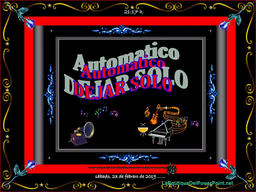 Automatico DEJAR SOLO sábado, 23 de febrero de 2019 …… 21:17 h.