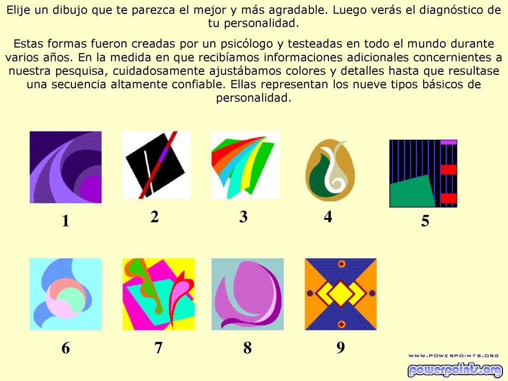 Elije un dibujo que te parezca el mejor y más agradable