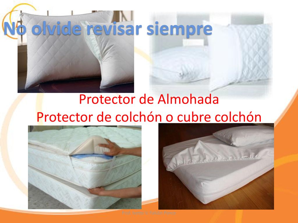 Protector de Almohada Protector de colchón o cubre colchón