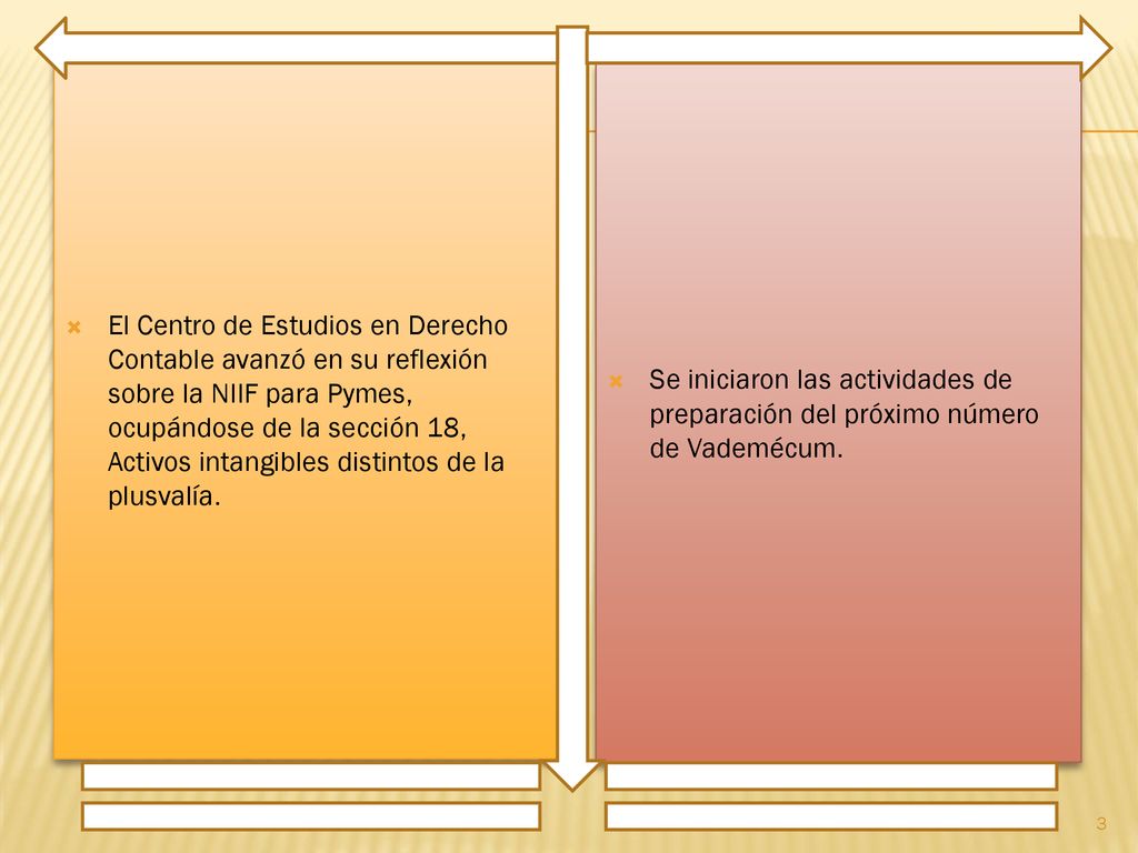 El Centro de Estudios en Derecho Contable avanzó en su reflexión sobre la NIIF para Pymes, ocupándose de la sección 18, Activos intangibles distintos de la plusvalía.