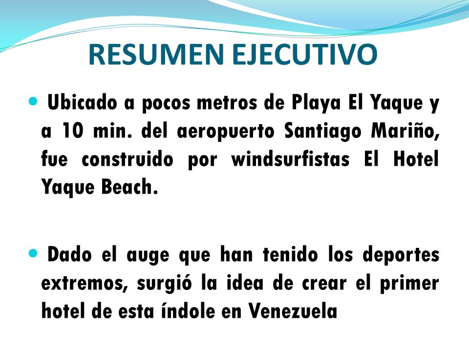 RESUMEN EJECUTIVO