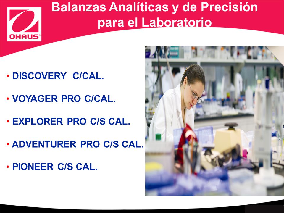 Balanzas Analíticas y de Precisión para el Laboratorio