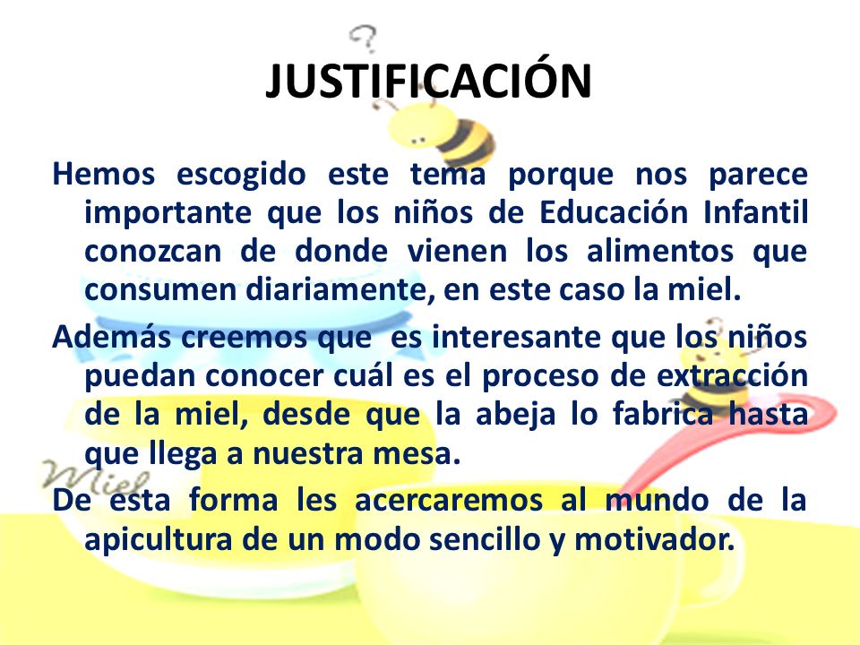 JUSTIFICACIÓN