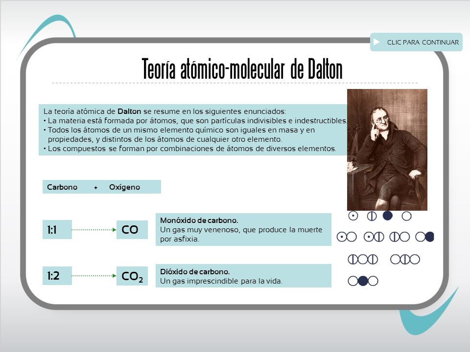 Teoría atómico-molecular de Dalton