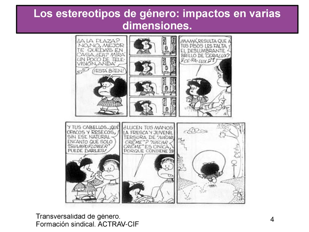 Los estereotipos de género: impactos en varias dimensiones.