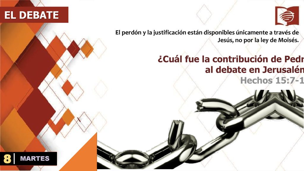 8 EL DEBATE ¿Cuál fue la contribución de Pedro al debate en Jerusalén