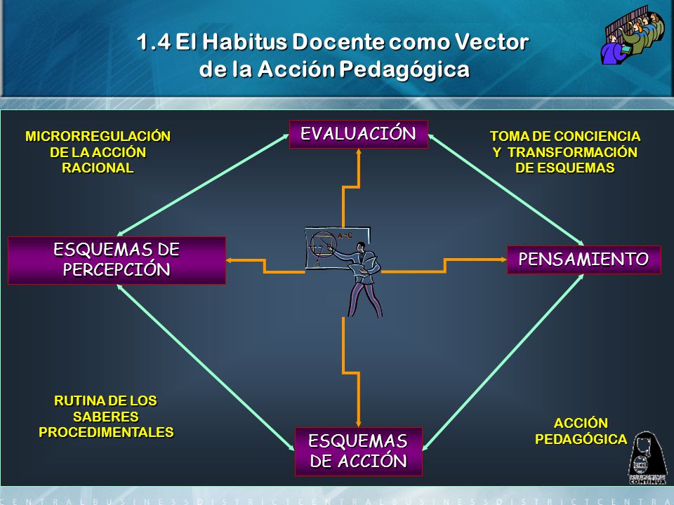 1.4 El Habitus Docente como Vector de la Acción Pedagógica