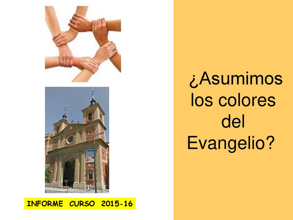 ¿Asumimos los colores del Evangelio