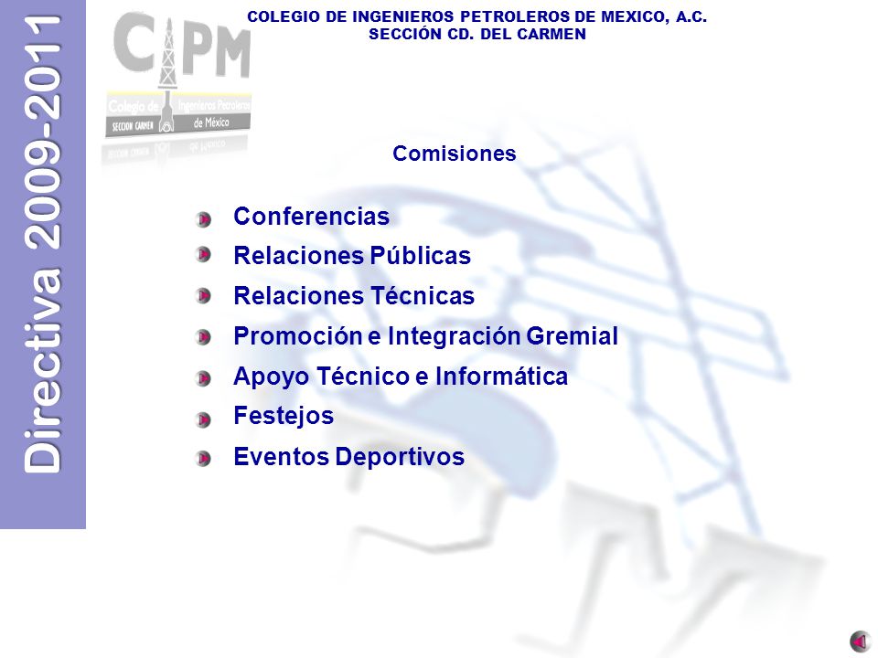 Promoción e Integración Gremial Apoyo Técnico e Informática Festejos