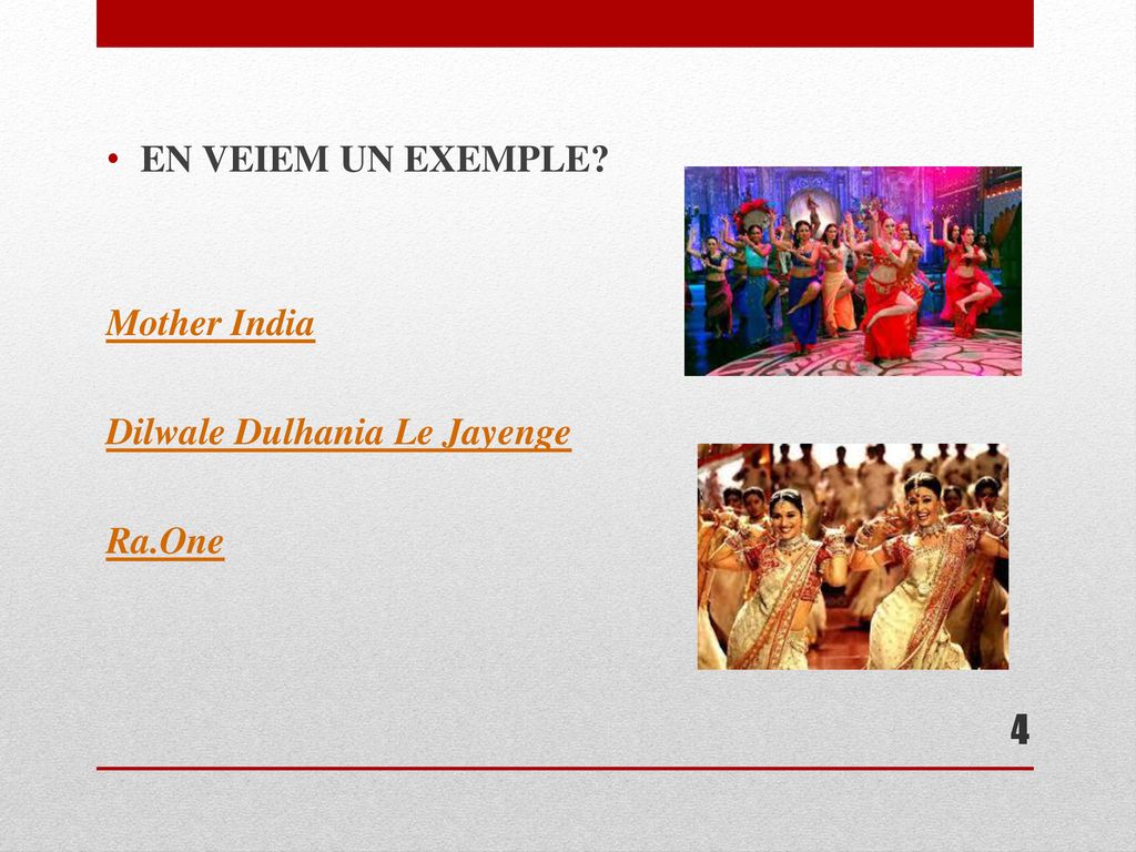 EN VEIEM UN EXEMPLE Mother India Dilwale Dulhania Le Jayenge Ra.One