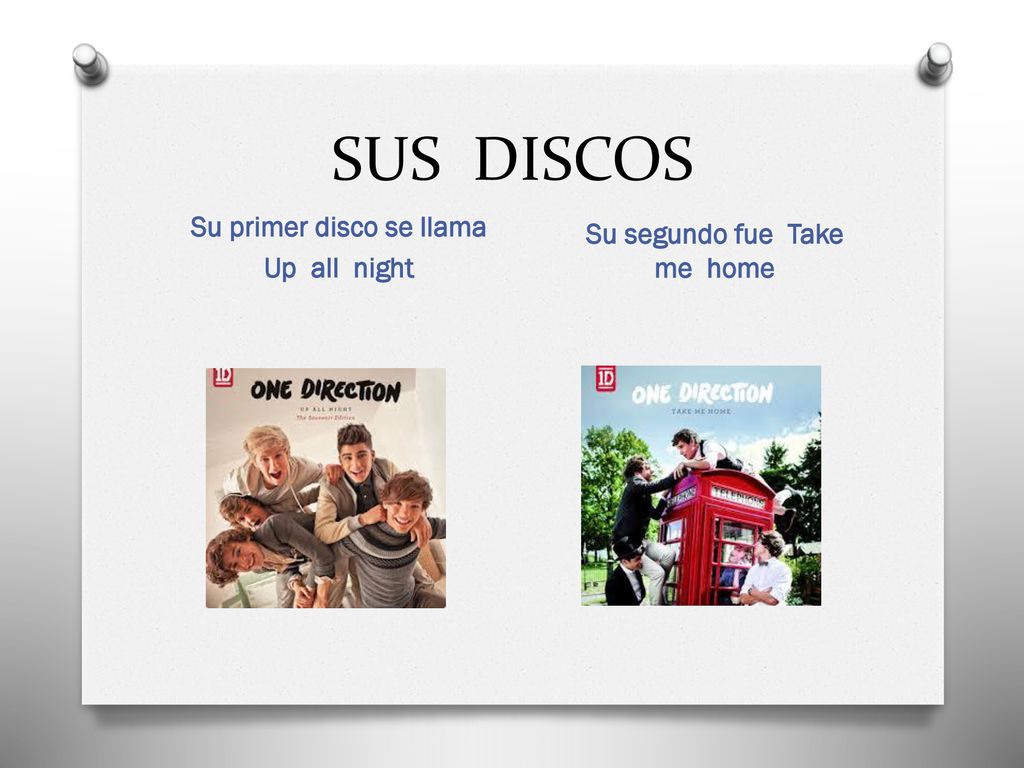 Su primer disco se llama Su segundo fue Take me home