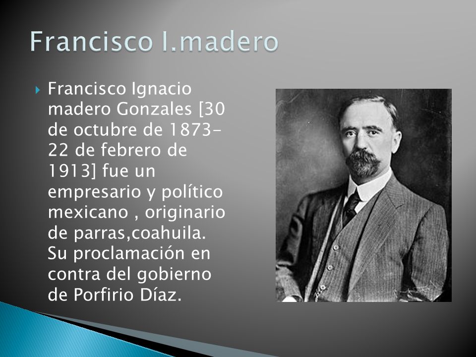 Francisco I.madero