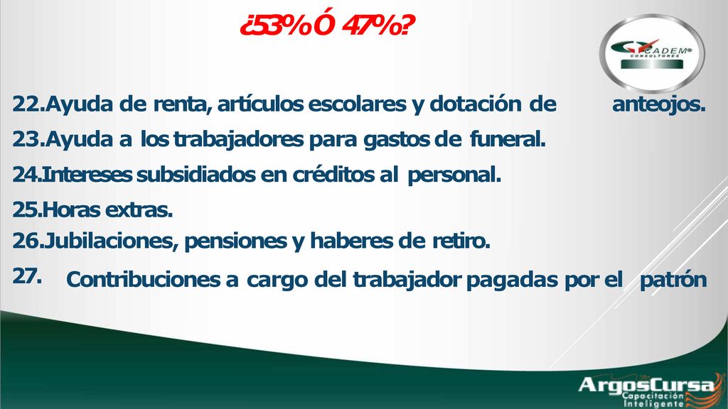 ¿53% Ó 47% Ayuda de renta, artículos escolares y dotación de