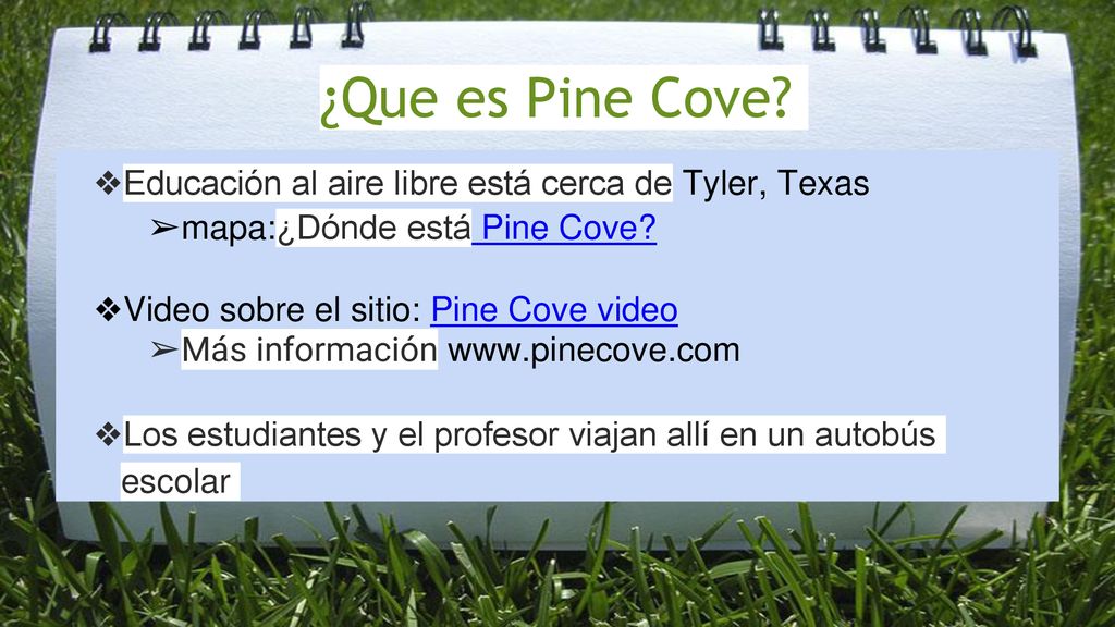¿Que es Pine Cove Educación al aire libre está cerca de Tyler, Texas