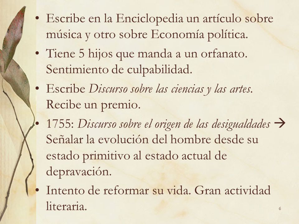 Escribe en la Enciclopedia un artículo sobre música y otro sobre Economía política.