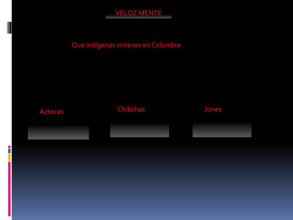 VELOZ MENTE Que indígenas vinieron en Colombia Chibchas Jones Aztecas