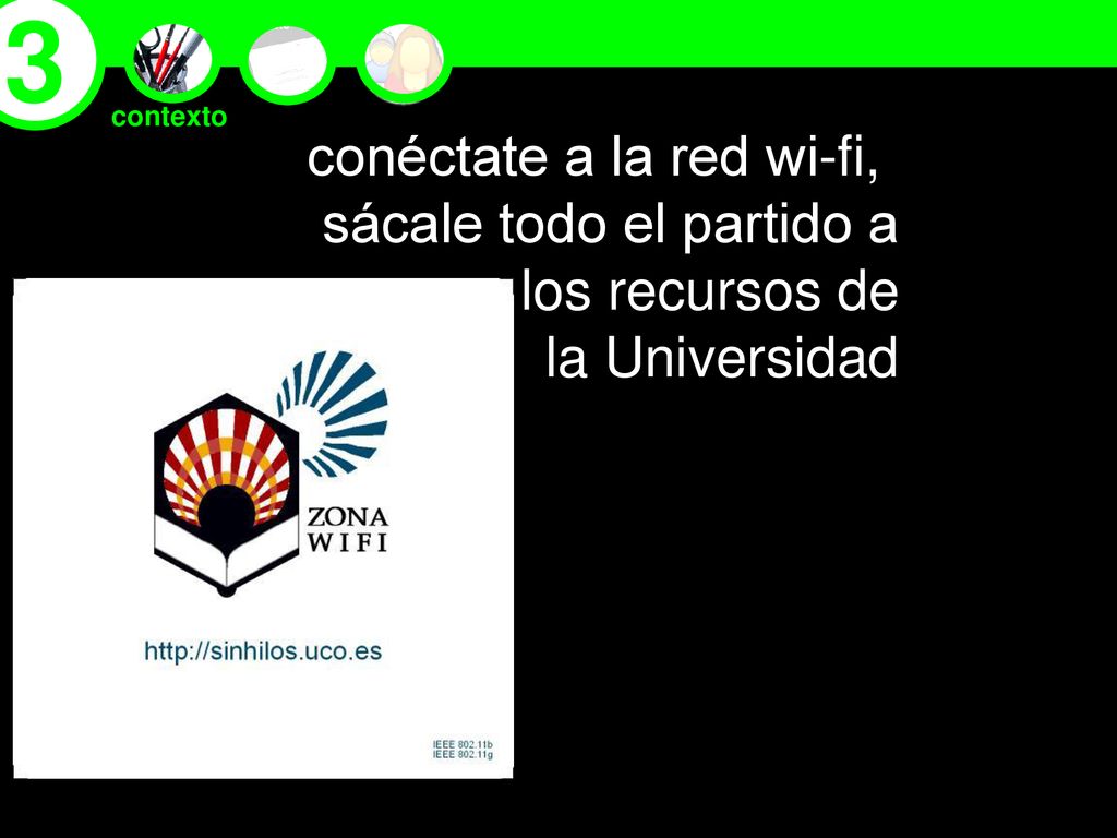 3 conéctate a la red wi-fi, sácale todo el partido a los recursos de