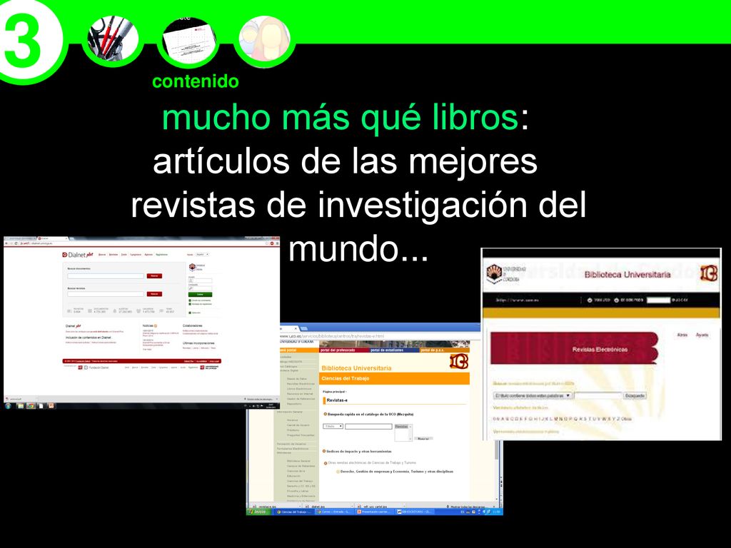 artículos de las mejores revistas de investigación del mundo...