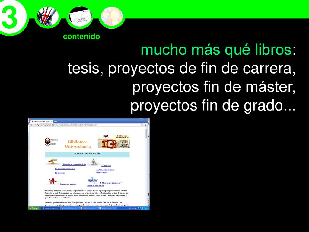 3 mucho más qué libros: tesis, proyectos de fin de carrera,