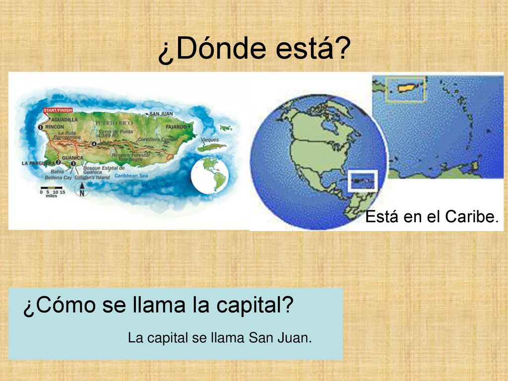¿Dónde está ¿Cómo se llama la capital Está en el Caribe.