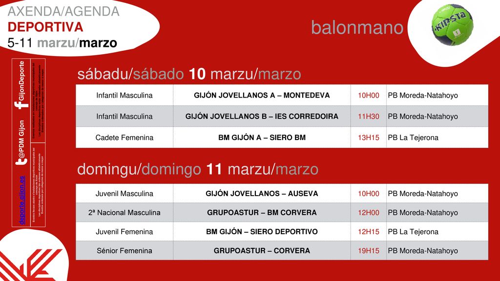 GIJÓN JOVELLANOS A – MONTEDEVA GIJÓN JOVELLANOS B – IES CORREDOIRA