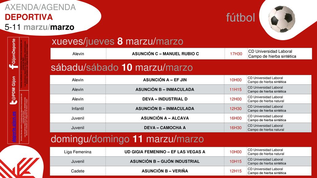ASUNCIÓN C – MANUEL RUBIO C ASUNCIÓN B – INMACULADA