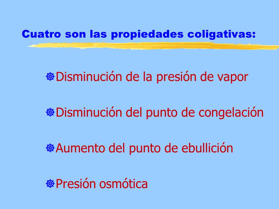 PROPIEDADES COLIGATIVAS DE LAS SOLUCIONES - ppt video online descargar