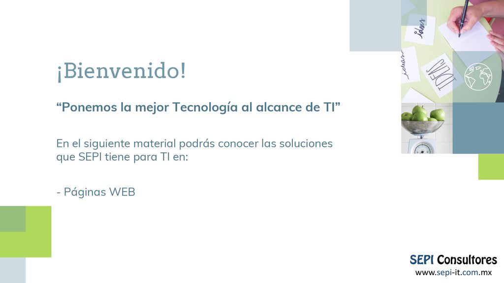 ¡Bienvenido! Ponemos la mejor Tecnología al alcance de TI