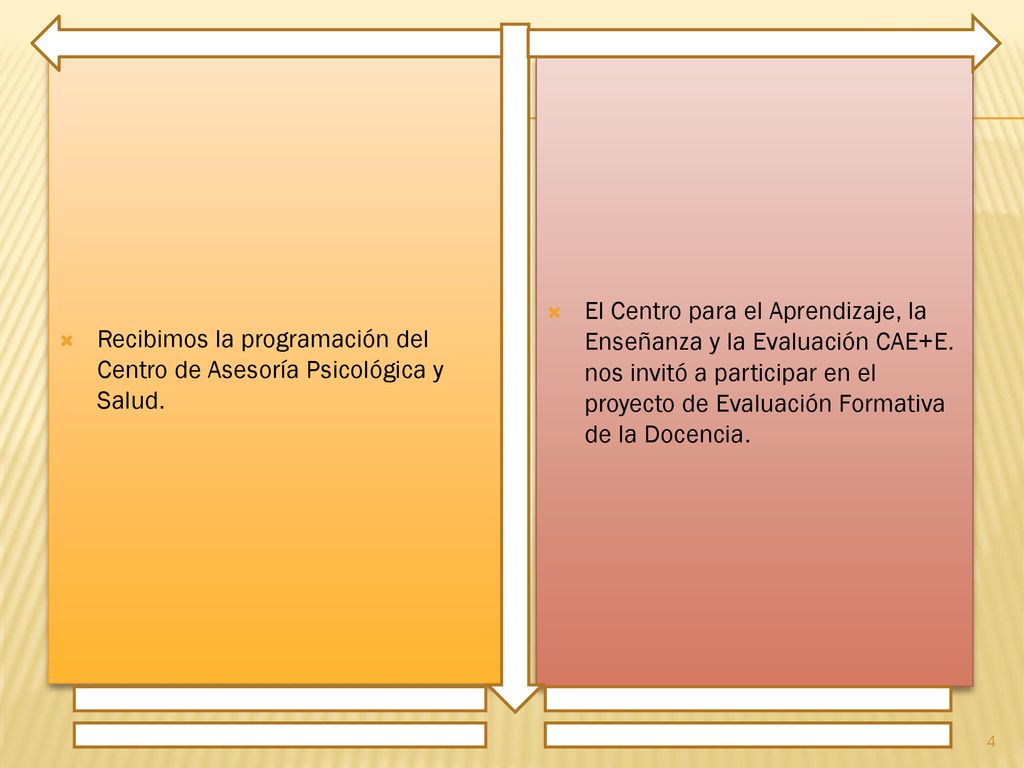 Recibimos la programación del Centro de Asesoría Psicológica y Salud.