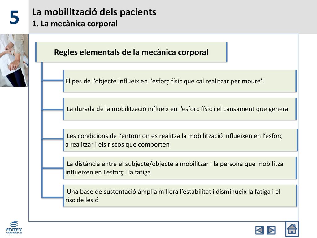 La mobilització dels pacients 1. La mecànica corporal