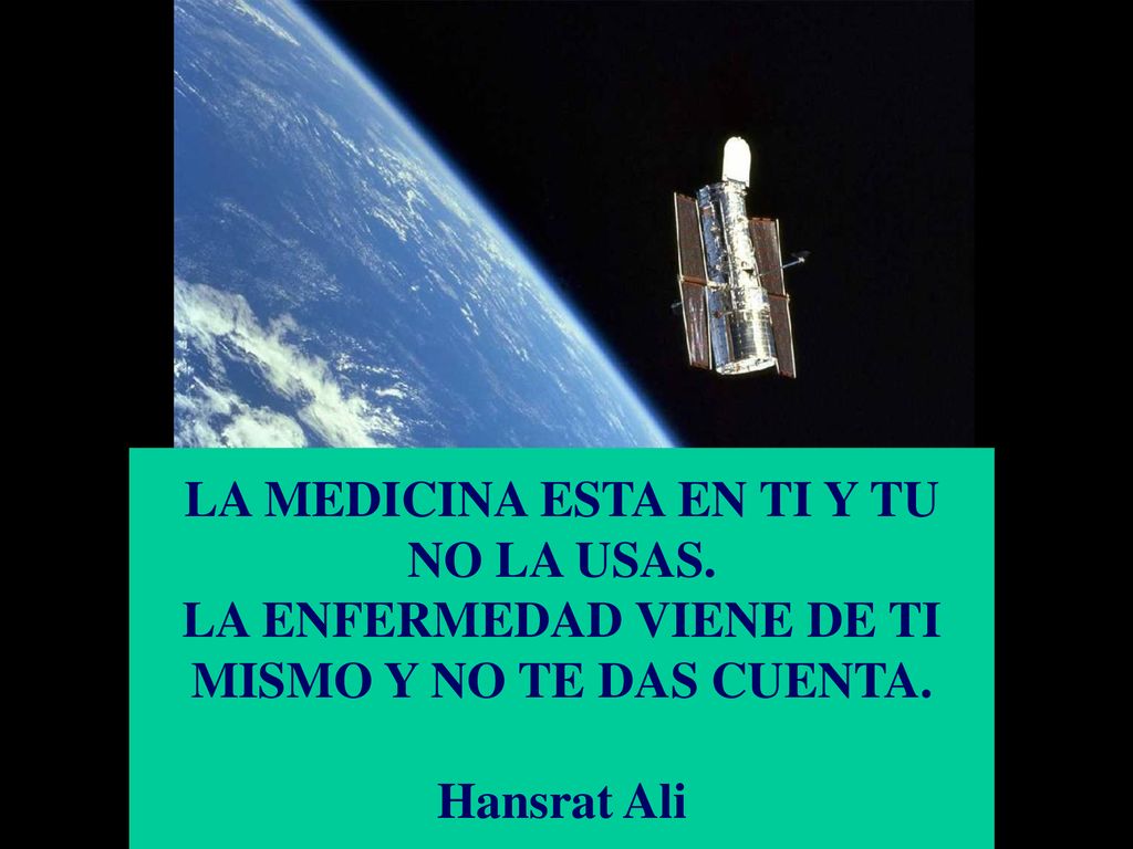LA MEDICINA ESTA EN TI Y TU NO LA USAS