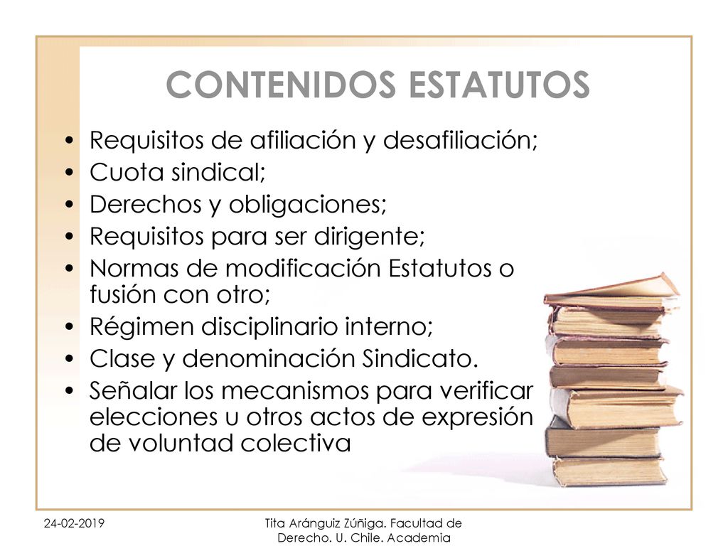 Tita Aránguiz Zúñiga. Facultad de Derecho. U. Chile. Academia Judicial