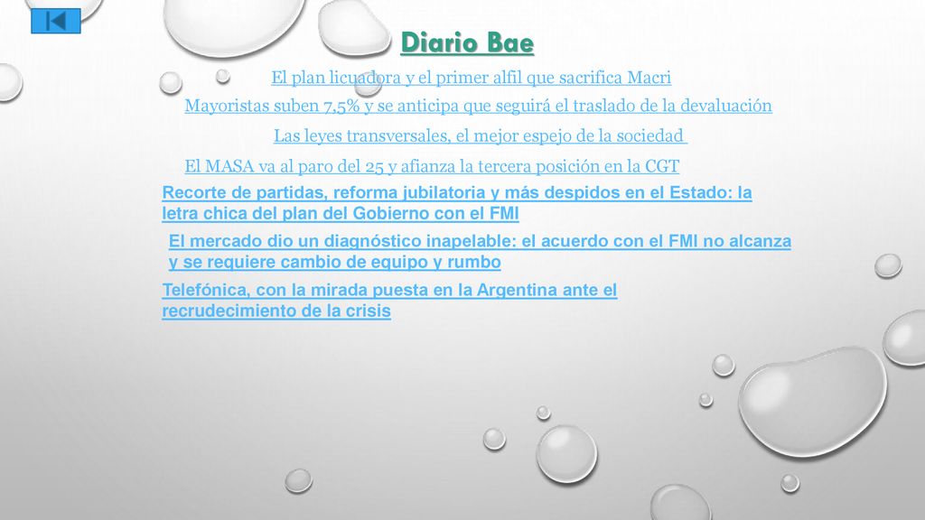 Diario Bae El plan licuadora y el primer alfil que sacrifica Macri