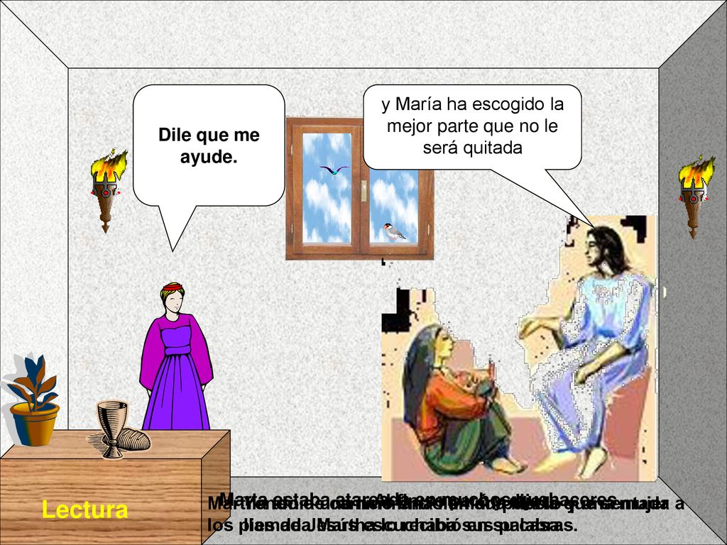 Señor, ¿No te importa que mi hermana me dejo sola en el trabajo