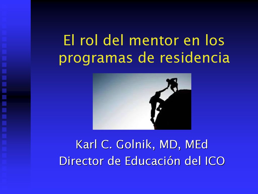 El rol del mentor en los programas de residencia