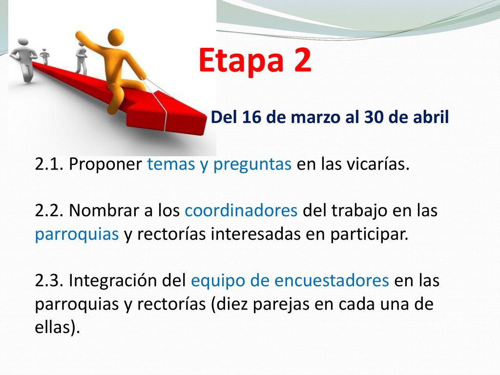 Etapa 2 Del 16 de marzo al 30 de abril