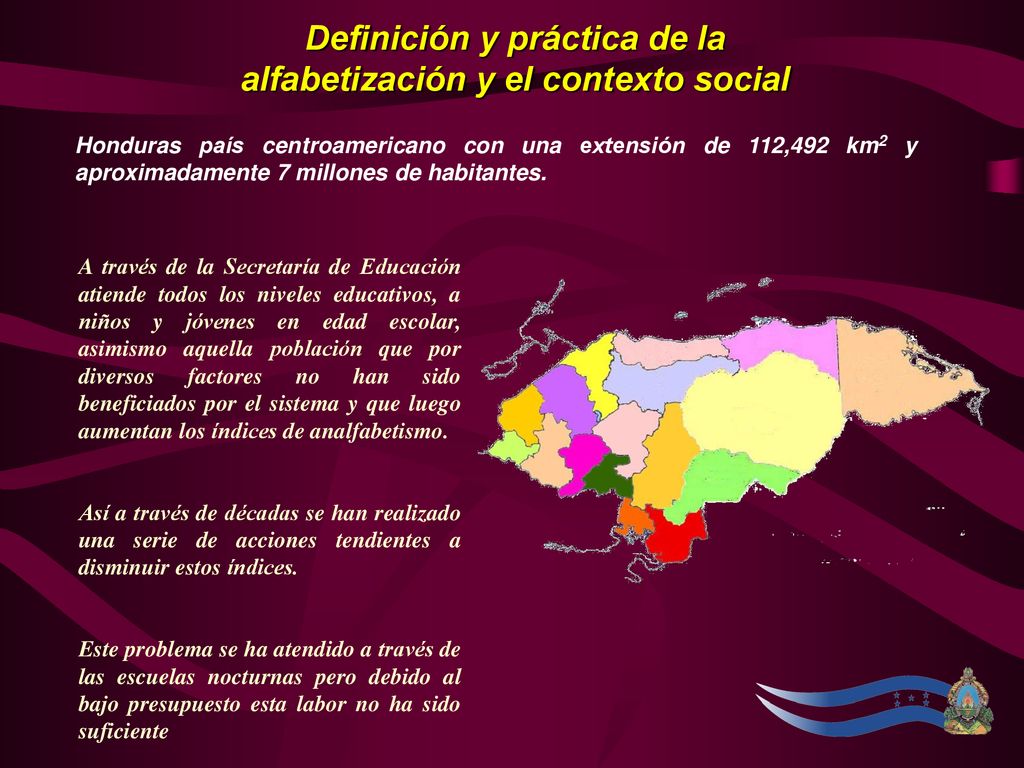 Definición y práctica de la alfabetización y el contexto social