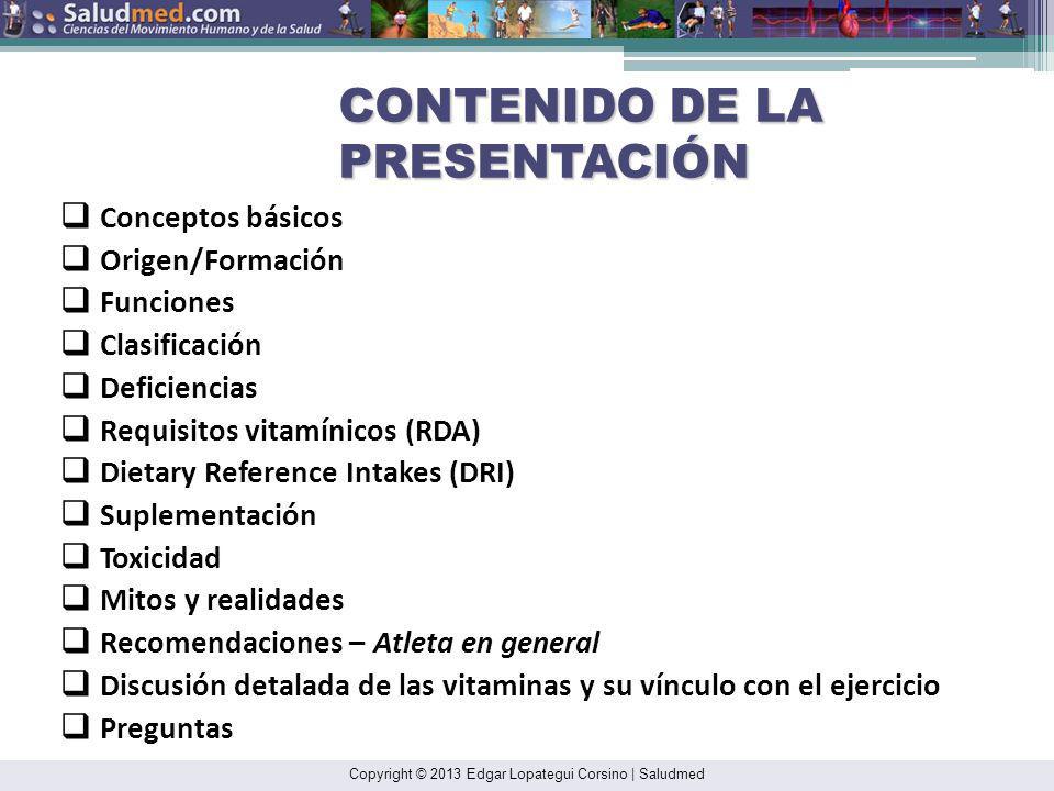 CONTENIDO DE LA PRESENTACIÓN