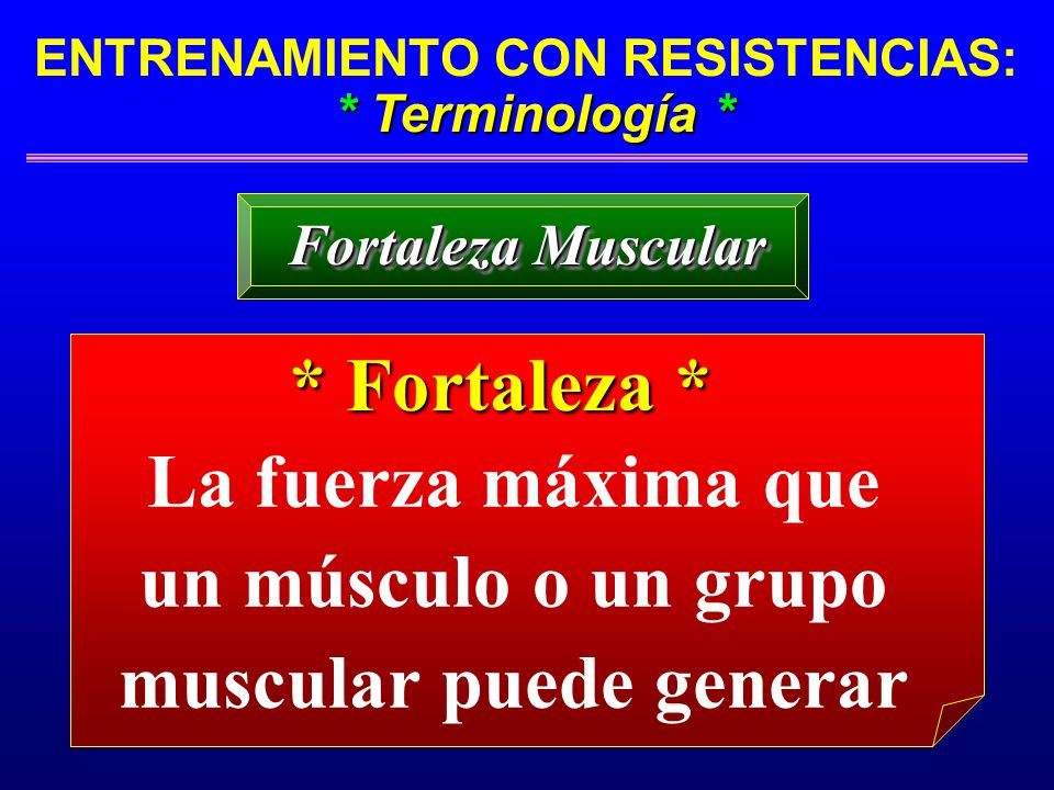 La fuerza máxima que un músculo o un grupo muscular puede generar