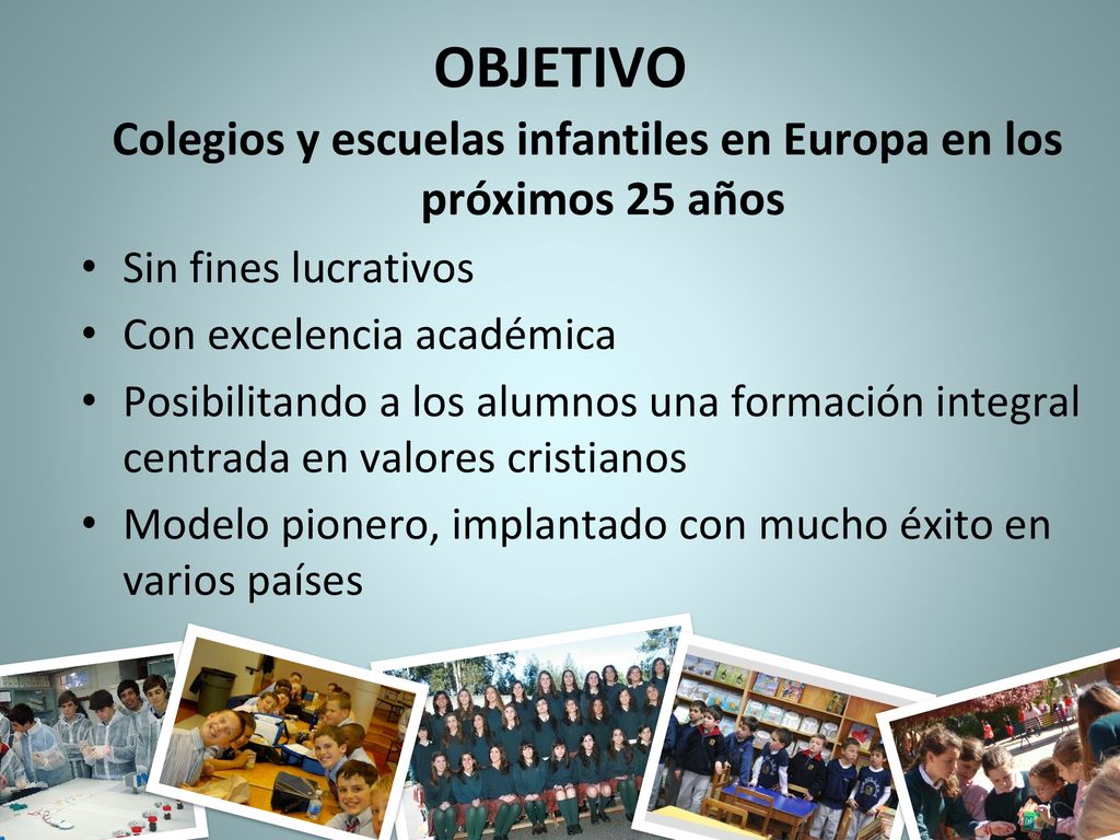 Colegios y escuelas infantiles en Europa en los próximos 25 años