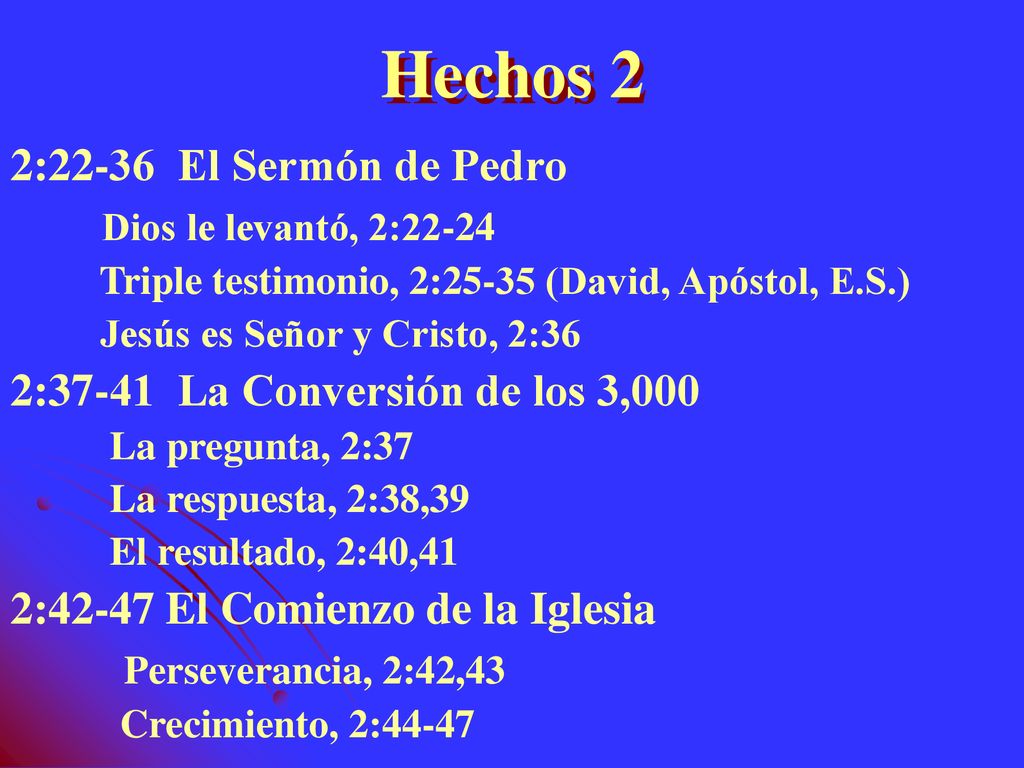 Hechos 2 2:22-36 El Sermón de Pedro Dios le levantó, 2:22-24