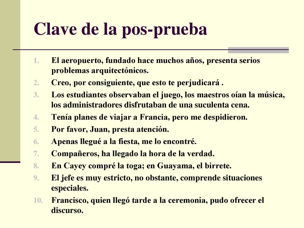 Clave de la pos-prueba El aeropuerto, fundado hace muchos años, presenta serios problemas arquitectónicos.