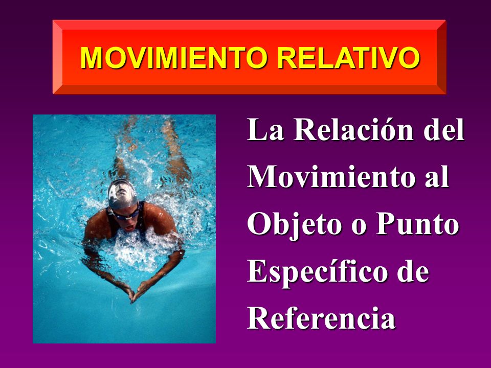 La Relación del Movimiento al Objeto o Punto Específico de Referencia