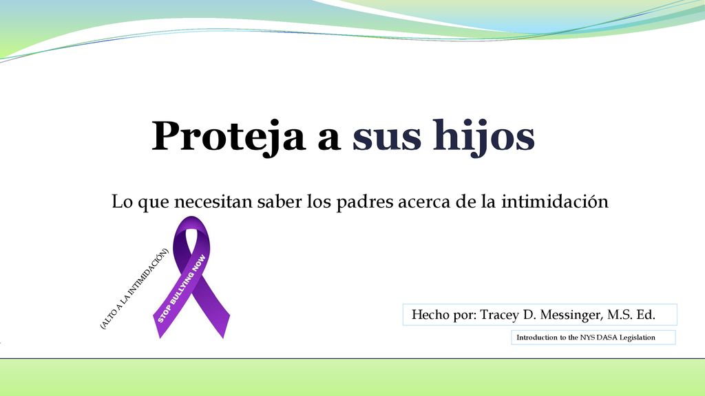 Lo que necesitan saber los padres acerca de la intimidación