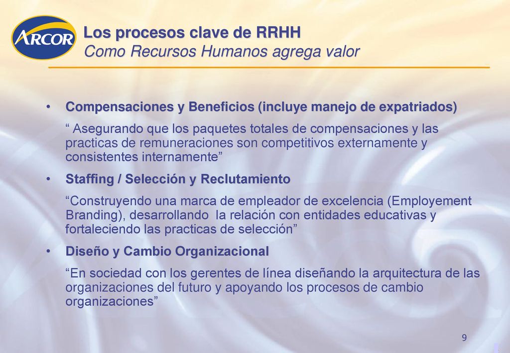Los procesos clave de RRHH Como Recursos Humanos agrega valor