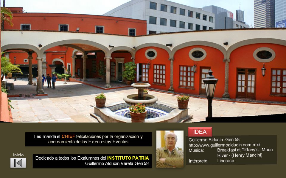 IDEA Les manda el CHIEF felicitaciones por la organización y acercamiento de los Ex en estos Eventos.