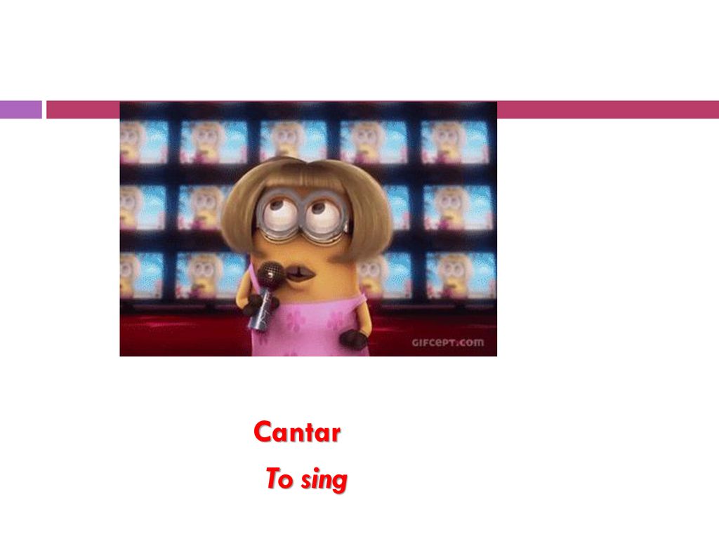 Cantar To sing