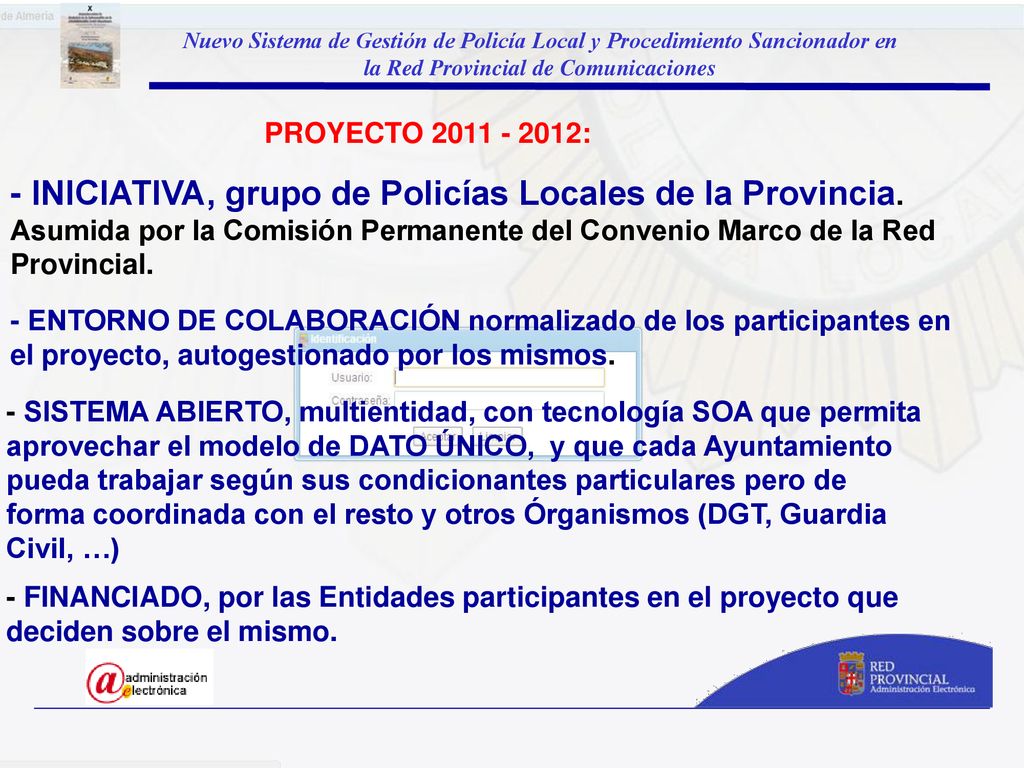 Nuevo Sistema de Gestión de Policía Local y Procedimiento Sancionador en la Red Provincial de Comunicaciones