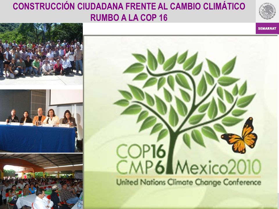 CONSTRUCCIÓN CIUDADANA FRENTE AL CAMBIO CLIMÁTICO RUMBO A LA COP 16