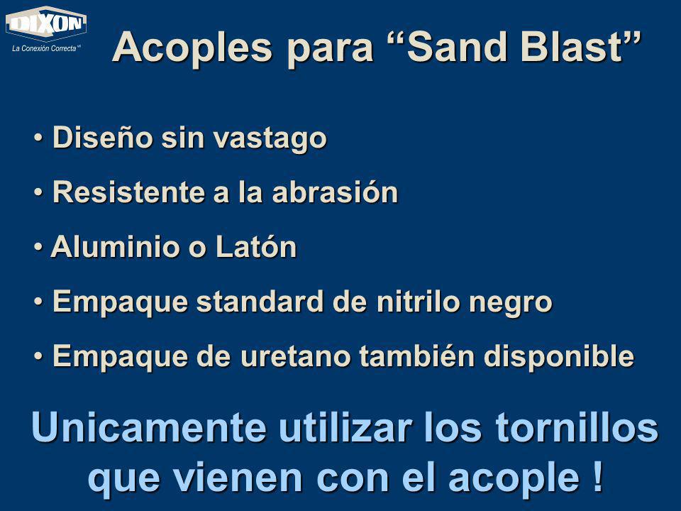 Acoples para Sand Blast